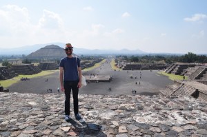 Yo, en Teotihuacan.